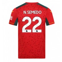 Stroje piłkarskie Wolves Nelson Semedo #22 Koszulka Wyjazdowej 2023-24 Krótki Rękaw